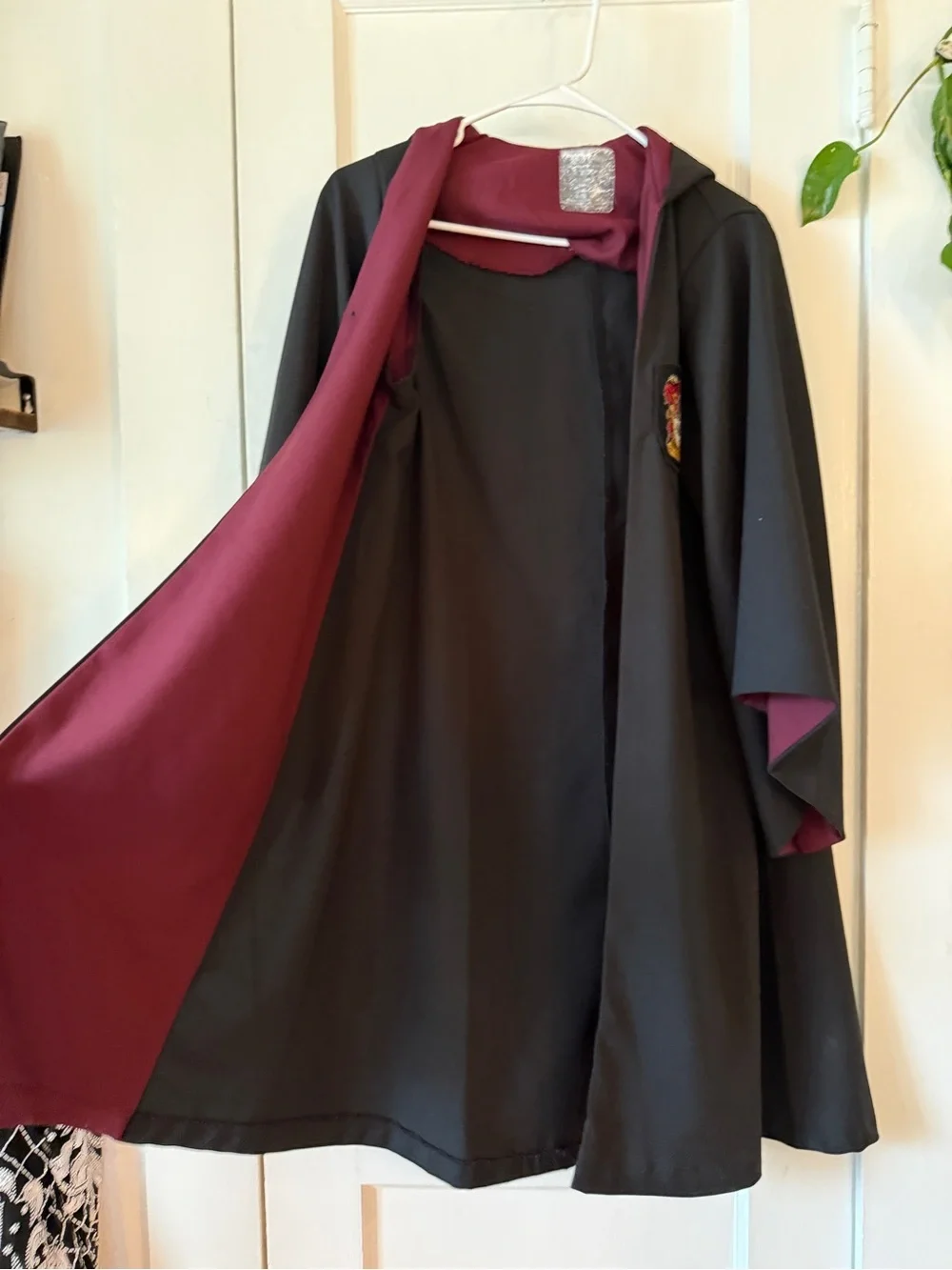 Wizarding World Of Harry Potter burgundy hooded